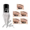 Eye Shadow Pearlescent Diamond Eye Shadow Liquid 5-color Sequins MakeUp Smooth Mini Fine Brush Eyeliner Shine And Head