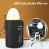 Portable USB bouteille chaude plus révolutionnaire lait Coucheur Coucheur Car Babinet Bottle Bottle Bottle chauffant pour le lait maternel et la formule 240409