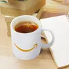 Mokken Prime Smile White Mug Coffee 330ml keramische home Milk Tea Cups en reisgeschenk voor vrienden levering