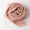 Etnische kleding Monochrome Pearl Chiffon Square Scarf Midden -Oosterse headscarf Moslim gaas Maleisië Hui