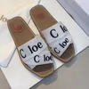 Fashionable luxury designer sandals slippers cork flat bottoms fashionable summer slippers the most popular beach classic womens slippers