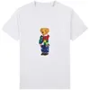 Ralp Laurens Polo Designer T-shirt rl Najwyższej jakości luksusowe mody T-shirty Paul Bear Noar Necka krótkie rękawowe T-shirt męs