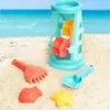 Sable Player Water Fun Children Toys Sand Toys 13 / 18pcs Summer Beach Game Sable Bodet SHOVEL SILICONE Sandbox extérieur en extérieur