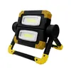 Tragbare Laternen 150W Neue Arbeitslampe USB wiederaufladbare Outdoor-Searchlight Cam Light Double Head Cob Anti-Fall Flood Campe Spotlight Dr. Dhlol