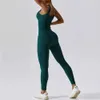 Kvinnors träningsdräkter Yoga Set Womens Tracksuit Yoga Jumpsuits One Piece Workout Long Sleeve Rompers Sportwear Gym Set Workout Clothes for Womenl2403