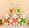 Cruz de borde creativo Little White Rabbit Moll Fehip Toy Rabbit Cloth Girl Girl Almohon Cumple a la almohada Al por mayor