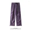 Pantaloni maschili uomini in stile coreano casual y2k largy maschile moda taglie 3xl pantaloni maschi oversize abiti harem