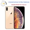 Originele ontgrendelde iPhone XS Max mobiele telefoon 4 GB RAM 64 GB 256 GB ROM 6.5 inch Super Retina OLED MOBILEPHONE NO FACE ID