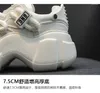 Chaussures décontractées 8 cm Hauteur augmentant en 2024 Automne et Muffin d'hiver Small Small Sole