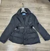 2024 Unisex Canada -stijl Down Jacket - Warm Long Winter Coat met riem, grote zakken, plus size katoenparka 012