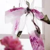 Gardin romersk blind blommig gardiner valance fönster persienner täckningar semi ren franska