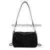 Shoulder Bags Stuff Live streaming network red bag new summer diamond chain stylish girl bright single shoulder crossbody trendy H240417