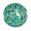 Berets Parrot Bucket Hat na parę uroczy wzór Hats Hats Casual Vacation Caps Soft Fold Street Style Słońce