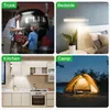 Lumières de nuit LED avec capteur de mouvement Smart Closet USB RECHARGable Night Wire Wireless Armort Lampe for Room 120led