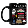 Tassen alte Freunde schwarze Kaffeetassen Tee Milch Tasse Bierbecher überrascht Geschenk für Freunde 240417