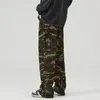 Men's Jeans 2024Spring And Summer European American High StreetvibeCamouflage Casual For MeninsFashion Brand Loose Straight Ski