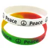 Jelly 1PC Peace SILE PROBLÈME POUR ACTITUTIONS ACTITUTES CADEAU LOGO IMPRIMÉ ADT Taille 2 Couleurs Drop Livraison Bijoux Bracelets Dhsor