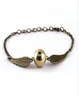 Bracelets de bracelet de poche Golden Golden Golden Bracelet Ailes Vintage Retro Tone pour hommes et femmes8703111