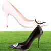 Szef Lady Patent Pump Pump Women Oryginalne buty skórzane buty wieczorowe Rozmiar 3542 WING HIGHIM DO FORM2755984