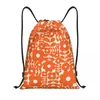 Sacs à provisions Il m'aime Cloudberry Drawstring sac à dos féminins hommes Gym Sport Sackpack portable Orla Kiely Training Sac Sack