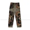 Slaapkleding voor heren losse slaapbroeken Pyjama's bloemen barokke lange lounge bodems casual woonkleding