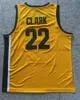 Iowa Hawkeyes Indiana Fever 22 Caitlin Clark Jersey NCAA College Basketball Jerseys Mens All Ed Black White Yellow