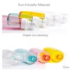 Packing Bottles Wholesale 30Ml 60Ml 80Ml 100Ml Plastic Empty Bottle Protable Lotion Pump Container Refillable Travel Cosmetic Dispense Dhbzi