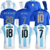 2024 Koszulki piłkarskie Argentyny Messis Otamendi de Paul Argentyna Narodowa drużyna Copa Dybala Martinez Kun Aguero Maradona Football Shirts