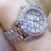 Montre-bracelets Fashion Femmes Watch with Diamond Ladies Top Brand Luxury Bracet Casual Womens Crystal montres Relogio Feminino D240417