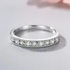 Cluster Rings 925 Silver Diamond Hollow Ring European And American Instagram Index Finger Personalized Versatile Wedding Jewelry