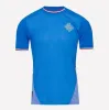 New Oostenrijk Tsjechië 2024 Euro Cup voetbaltruien Zwitsers Red Blue White IJsland Sportvoetbal Shirts Sportswear Servië Camisola Home Away Men Uniform