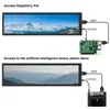 8,8 tum Touch Long Wide Monitor med Case PC Temperatur Display PC Sensor Panel Display Small Extender Monitor8.8/5inch 240327