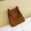 Bag Retro Fashion Shoulder Bags Women Corduroy Students Casual Totes Open Pocket Big Capacity Kroean Style All-match Shopping