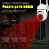 Systeem 5G WiFi Surveillance Camera's IP Camera HD 1080P Outdoor 4x Digitale Zoom Night Vision Wireless PTZ Camera Waterdichte Beveiliging