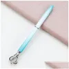 Gel stylos en gros de gel stylos créativité couronne ororne cristal stylo gem ballpoint bagule de mariage banc de mariage anneaux metal roule