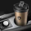 Tasses 500 ml de voyage de voyage isolée tasse à double mur à double paroi thermos thermos aspirateur à tas de thé en acier inoxydable avec couvercle et manche 240417