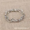 Designer David Yumans Yurma sieraden armband metaal ovale ketting gesp bracelet geëlektroplateerde gedraaide draad