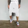 Calça masculina homens homens casuais hip hop solto cor de cor sólida esportes harém harém de homem cortado y2k roupas de ginástica calça as calças de calça pantalones