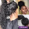 4x4 5x5 vattenvågsspetsstängning 13x4 13x6 HD Deep Frontal 360 Curly Human Hair S for Black Women 240402