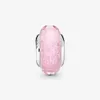 Nouvelle arrivée Authentic 925 STERLING Silver Pink Murano Glass Charm Fit Original European Charm Bracelet Fashion Bijoux Accessoires 310K