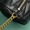 10A Mirror Quality Luxury Small Pipe Bag 24CM Chain Bag Designer Quilted Sheepskin Shoulder Bag Designer Women's Box YY048