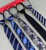 zip ties for men lazy necktie floral narrow striped ready knot zipper tie neck tie business leisure 2pcslot6102752