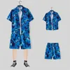 Hawaii Floral Designer Casual Shirts Men Women Tracksuits Shirts Shirts Shirts Shorts Suits Summer Fashion Outswear Beach Hawaiian Breathable Pants and T-Shirts M-3XL
