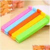 Bag Clips Bag Clips 11Cm Random Color Portable New Kitchen Storage Food Snack Seal Sealing Sealer Clamp Plastic Tool Clip Drop Deliver Dhygn