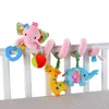 Punti di sonagli per bambini Baby Plush Anal Rattle Mobile Infant Passettiere Crib a spirale Giochi appesi per giocattoli per neonati 0-12 mesi 240417