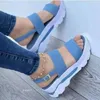 Womens Wedges Sandals Summer Woman Low Platform Shoes Heeled Fashion Female Footwear 240417
