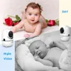 HelloBaby 5 "Baby Monitor med 26 timmars batteri, 2 kameror, Pan Tilt Zoom, 1000ft Range, Video Audio, No WiFi, Vox, Night Vision, 2-vägs samtal, 8 språk, babyregisterfunktion