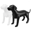 Dog Apparel 2 Pcs Pet Clothing Model Inflatable Clothes Display Stage Prop Mannequins Standing Models For Shop Pvc Dress