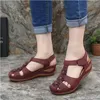 Zapatos de vestir Sandalias de mujeres Summer Sume Plus Size Fashion Gladiator Mujer Plataforma Casual Damas Promoción retro