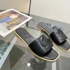 Moda Sunny Slip-On Vintage Mule Slide Mens Sandale Designers Slippers Sandália Sandália Piscina Piscina de Baixo